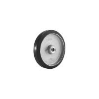Wesco 108545 Aluminum Center Moldon Rubber Wheel Replacement Caster