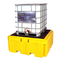 Ultratech Ultra-IBC 365 Gallon Intermediate Bulk Container Spill Pallet Plus without Drain