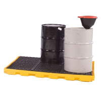 Ultratech P6 One-Piece Spill Containment 6-Drum Deck Pallet