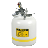 Justrite PP12755 Polyethylene 5 Gallon Disposal Safety Can, 3/8" Poly Fitting