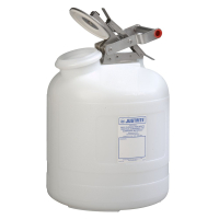 Justrite 12765 Wide-Mouth Polyethylene 5 Gallon Corrosive Safety Container