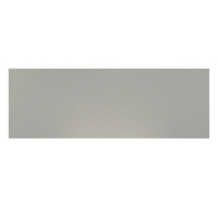 Ghent 12' x 4' Vinyl Bulletin Board With Wrapped Edge, Silver