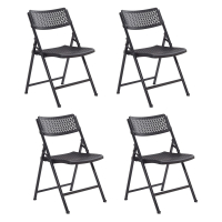 NPS Airflex Plastic Folding Chair, 4-Pack