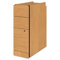 HON 3-Drawer Box/Box/File Narrow Pedestal, Harvest