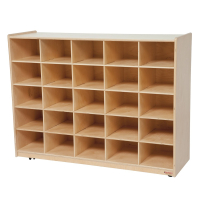 Wood Designs 25 Cubbie Tray Classroom Storage Unit