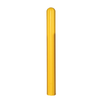 Eagle 8" Round HDPE Bollard Cover Post Protector Sleeve 72" H, Yellow 1738-72 