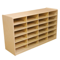 Wood Designs Childrens Classroom 24-Cubby Storage Unit