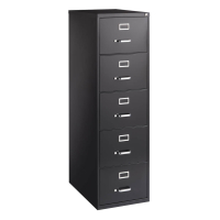 Hirsh 5-Drawer 26.5" Deep Vertical File Cabinet, Legal
