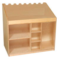 Wood Designs Mobile Listening and Storage Activity Center