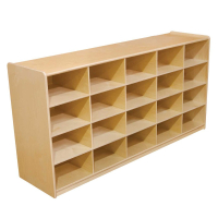 Wood Designs Childrens Classroom 20-Cubby Storage Unit