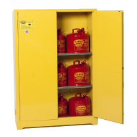 Eagle 45 Gal Safety Cabinet with Safety Cans Bundle
