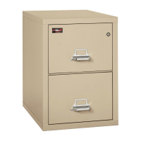 FireKing 2-Drawer 31" Deep 2-Hour Rated Fireproof File Cabinet, Letter - Shown in Parchment