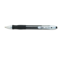 BIC Velocity 1 mm Medium Retractable Ballpoint Pens, Black, 12-Pack