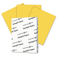 Springhill 8-1/2" x 11", 67lb, 250-Sheets, Goldenrod Vellum Bristol Color Cover Stock