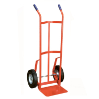 Wesco 136 Series Two Handle Tapered Body 600-800 lb Load 14" Nose Hand Trucks