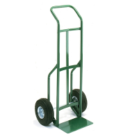 Wesco Greenline 656 Curved Handle 500-600 lb Load 14" Nose Steel Hand Trucks