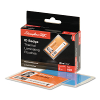 GBC 56005 UltraClear ID Badge 5 mil Laminating Pouches (100 pcs)