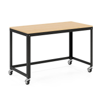 Hirsh 48" W x 24" D Wood Top Mobile Utility Table