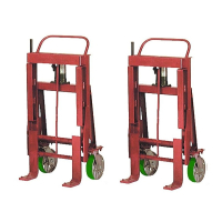 Wesco RNR-64P Rais-N-Rol 6000 lb Load Machinery Movers, Urethane Wheels