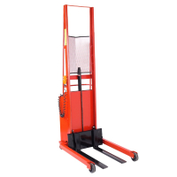 Wesco Powered 1000 lb Load 56" to 76" Lift Straddle Fork Stackers