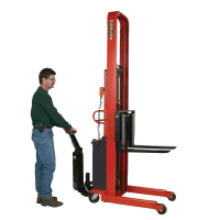 Wesco Powered 1500 lb Load Fork Stackers with Power Drive