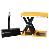 Wesco MELT Mini Electric Lift Table Mobile Scissor 2,200 lbs Capacity 24" x 35" Lift Table