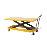 Wesco Long Deck Scissor Lift Table 2200 lb Load 80" x 30"