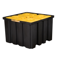 Justrite EcoPolyBlend IBC Intermediate Bulk Container Spill Containment Pallet, 372 Gal