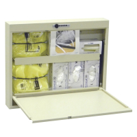 Omnimed Self-Closing Wall-Mounted PPE Storage Cabinet