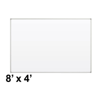 Best-Rite 2G2KH-25 Gloss White 8 ft. x 4 ft. Interactive Projector Whiteboard