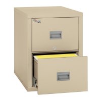 FireKing Patriot 2-Drawer 31" Deep 1-Hour Rated Fireproof File Cabinet, Legal (Shown in Parchment)