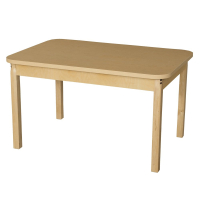 Wood Designs 44" W x 30" D High Pressure Laminate Elementary School Tables