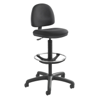 Safco Precision 3401 Fabric Drafting Chair, Footring