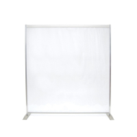 Goff Freestanding Clear Soft PVC Room Divider (60" W x 60" H)