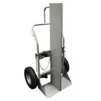 Justrite 600 to 1000 lb Firewall Double Cylinder Hand Trucks