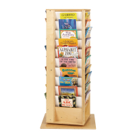 Jonti-Craft Revolving Large Book Display Tower (example of use)