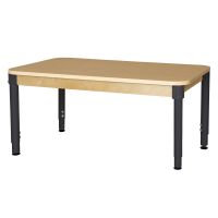 Wood Designs 60" W x 36" D Adjustable High Pressure Laminate Elementary School Table