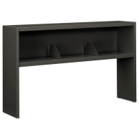 HON 38000 Series 386560NS 60" W Stack-On Open Shelf Hutch, Charcoal