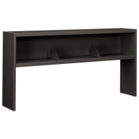 HON 38000 Series 386572NS 72" W Stack-On Open Shelf Hutch, Charcoal