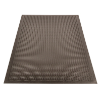 NoTrax Comfort-Eze 2' x 3' Rubber Anti-Fatigue Floor Mat, Black