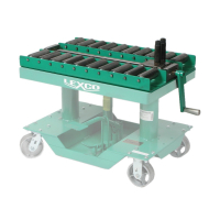 Wesco Lexco Manual Push-Pull Die Handling Conveyors 2000 lb Load