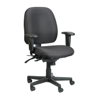 Eurotech 4x4 49802A Multifunction Fabric Mid-Back Task Chair (Shown in Black)