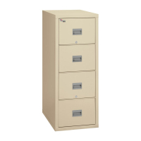 FireKing Patriot 4-Drawer 31" Deep 1-Hour Rated Fireproof File Cabinet, Letter