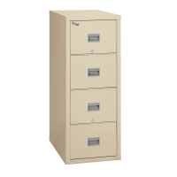 FireKing Patriot 4-Drawer 31" Deep 1-Hour Rated Fireproof File Cabinet, Legal (Shown in Parchment)