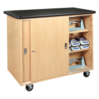 Diversified Woodcrafts STEM Mobile Balance Classroom Storage Cabinet (Scales and Balances Not Included)