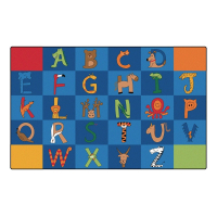 Carpets for Kids A to Z Animals Alphabet Classroom Rug