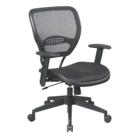 Office Star Black AirGrid Seat and Back Deluxe Task Chair (Model 5560)