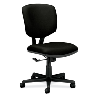 HON Volt Swivel-Tilt Fabric Mid-Back Task Chair, Black