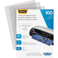 Fellowes 3 Mil Letter-Size Laminating Pouches, 100/Pack