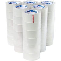 Vergo Industrial 1.88" x 60.2 yds 2.7 Mil Clear Packing Tape, Pack of 36